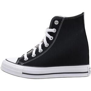 NWT Converse Women Chuck Taylor All Star Wedge Platform BLKRED Black/White 5 US